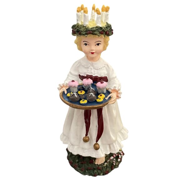 Vintage 1999 International Resources Saint Lucia Sweden Figurine - Picture 1 of 5